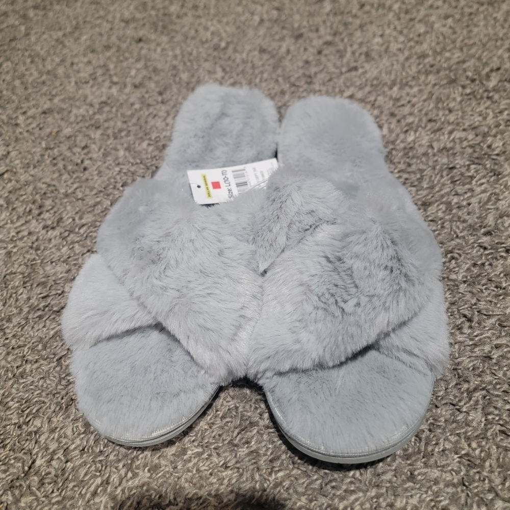 Ladies must have fuzzy slipers